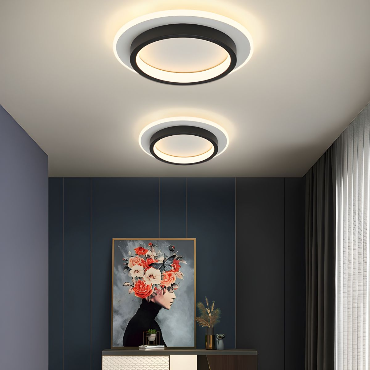 Glowhalo – Ronde Plafondlamp met LED en Acryl voor Hal of Gang