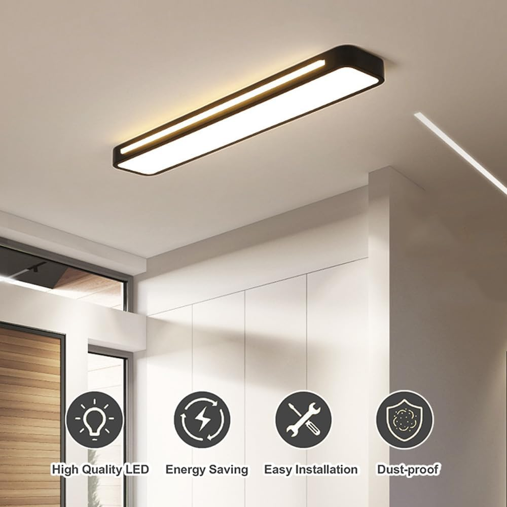 Glowrond - Lampada da soffitto a LED moderna per ingresso e corridoio