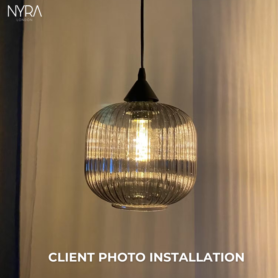 Lumira - Pendel af farvet glas til en stilfuld stemning