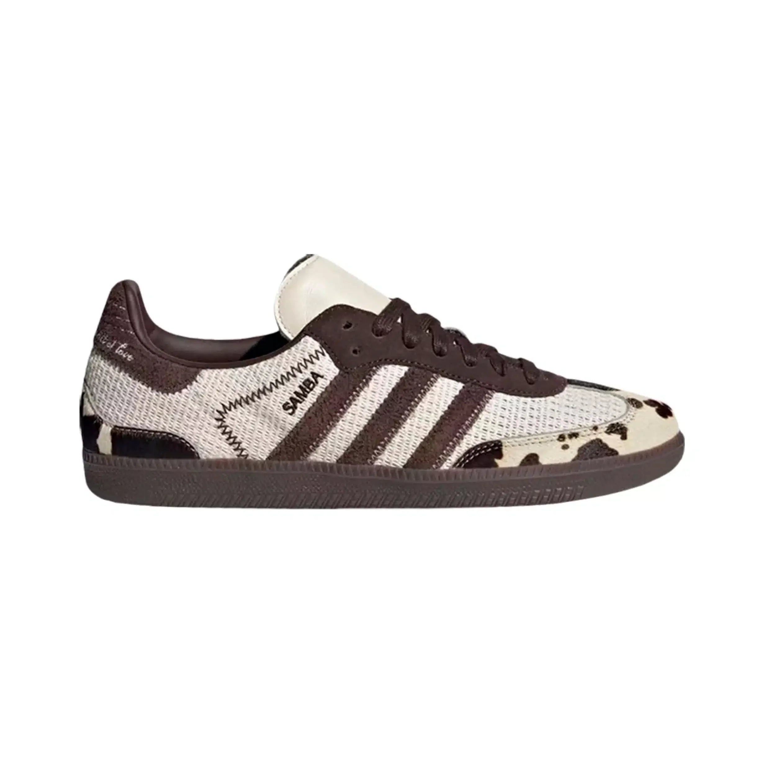 Adidas Samba OG Cow Print Bruin en Wit Unisex