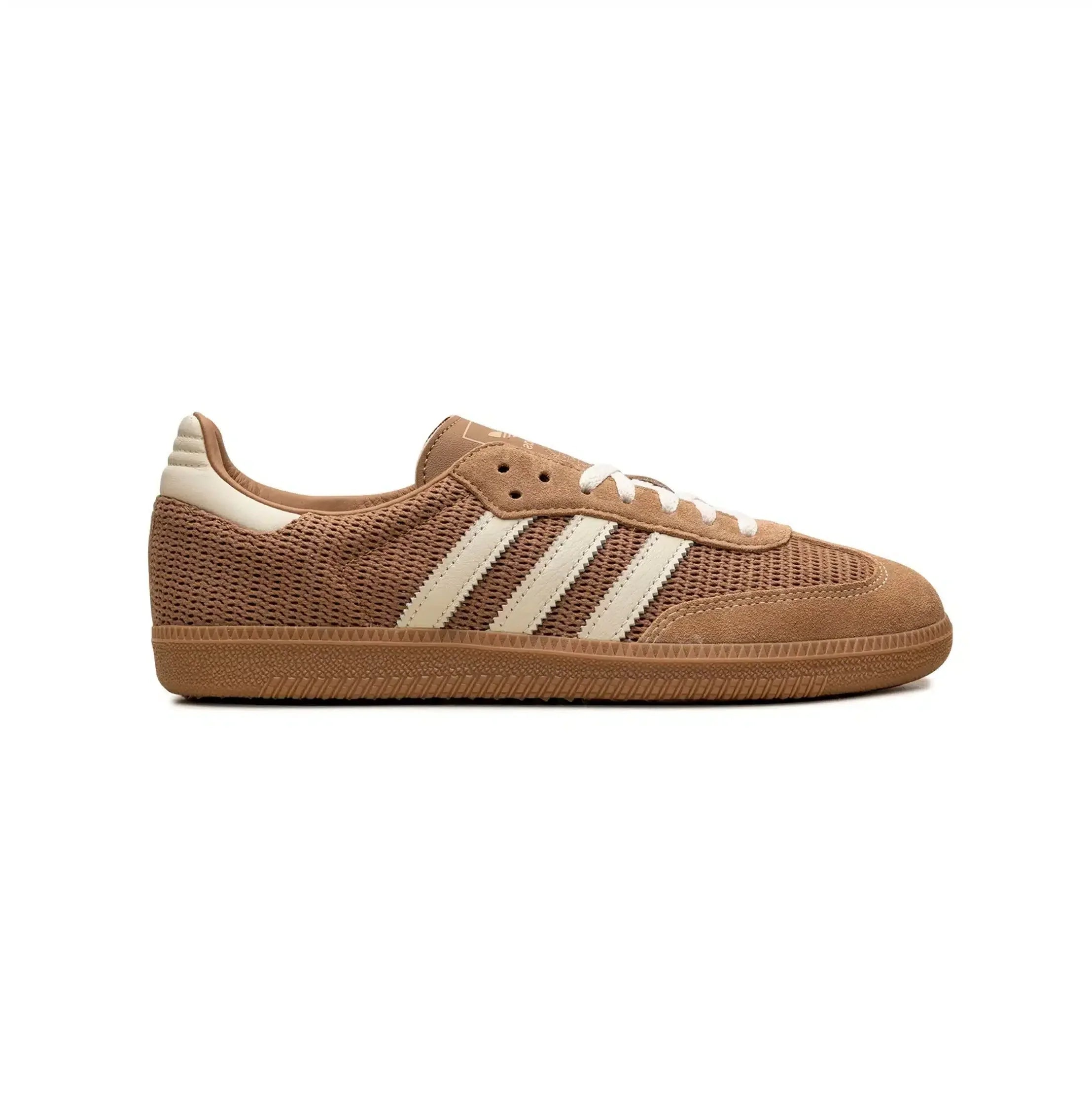 Adidas Samba Kartonbruin met vintage beige details