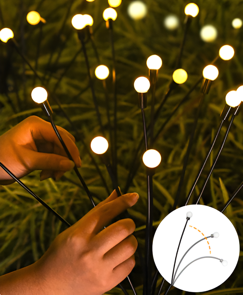 Aurora – Illuminazione solare a LED da giardino con un magico effetto lucciola