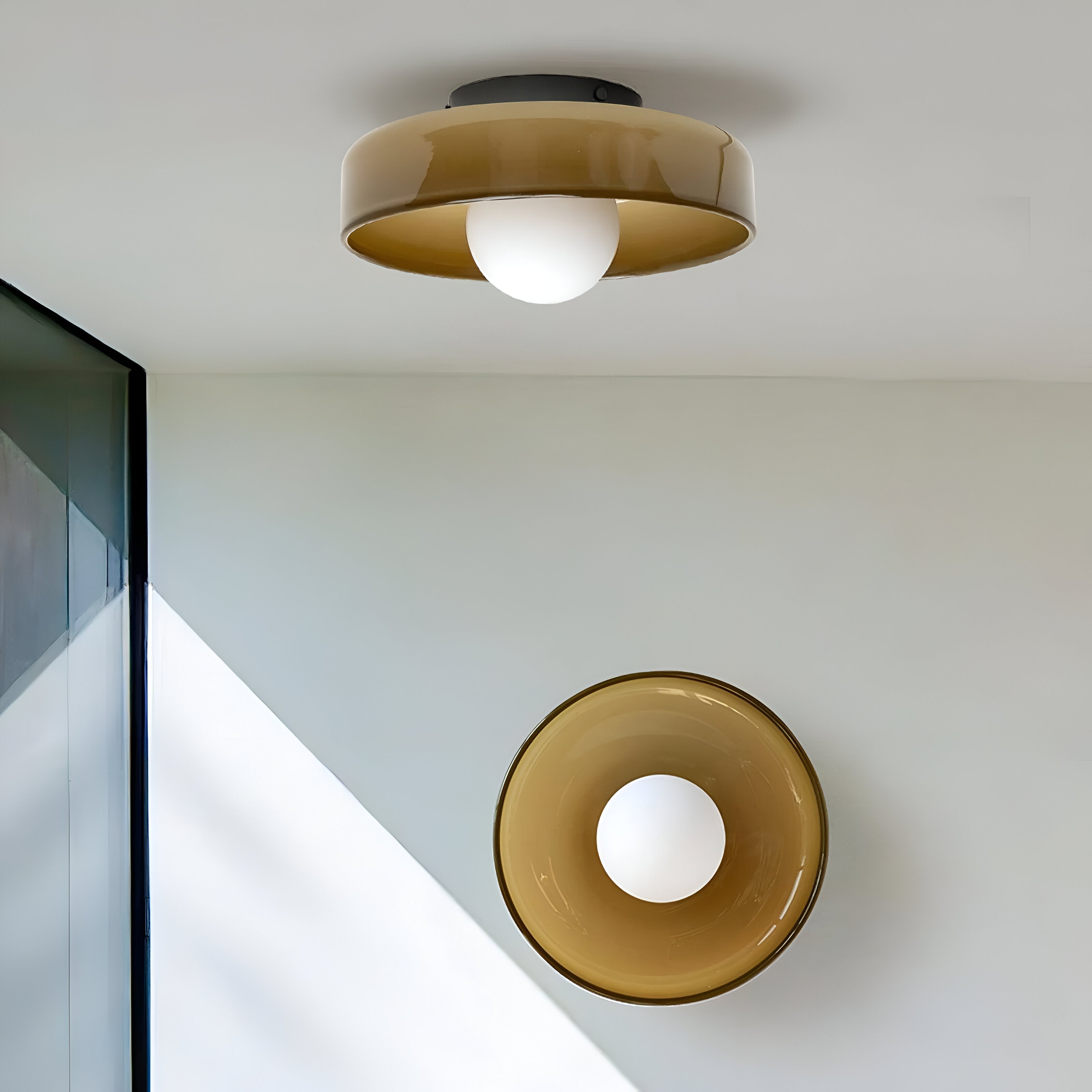 Lunara – Lampade da soffitto in vetro di design per interni moderni
