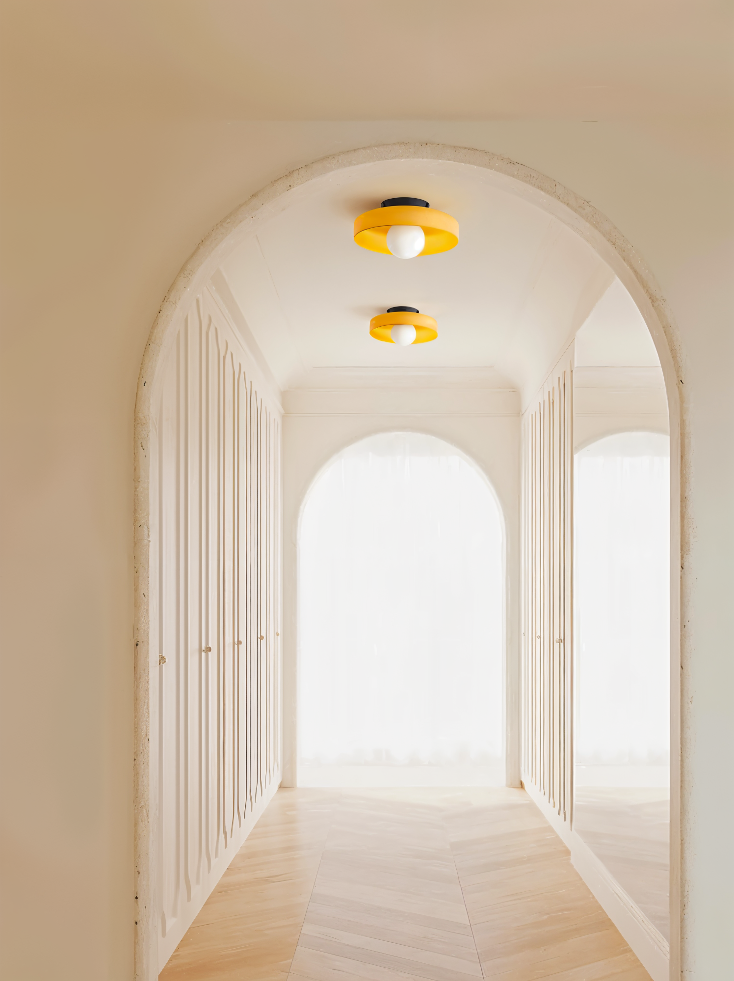 Lunara – Lampade da soffitto in vetro di design per interni moderni