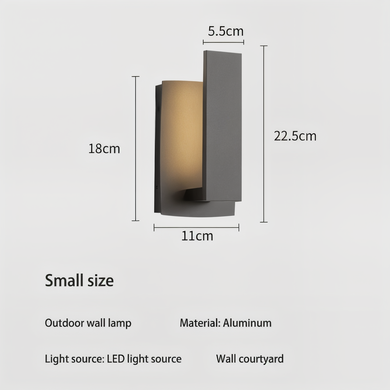 Lumivo – Minimalistinen alumiininen ulkovalaisin moderneille julkisivuille