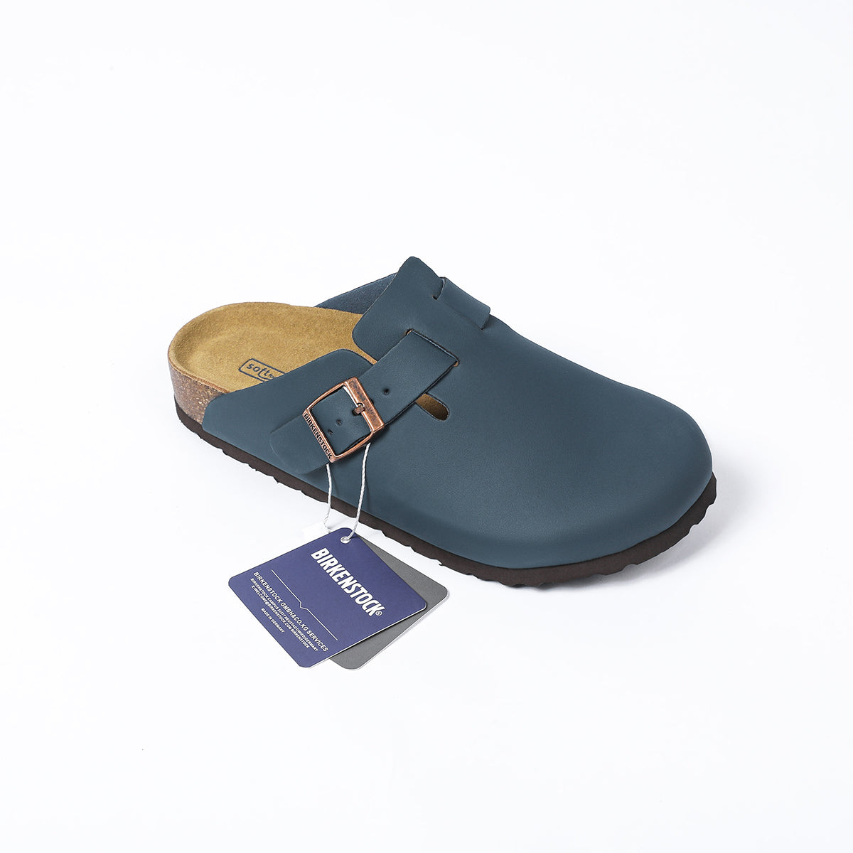 Birkenstock Boston Classic Foot - Blu