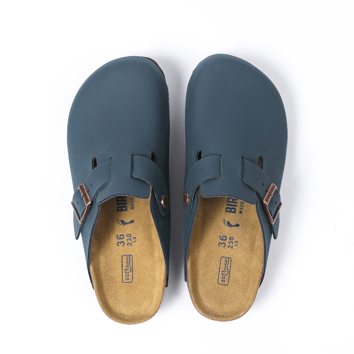 Birkenstock Boston Klassieke Voet - Blauw