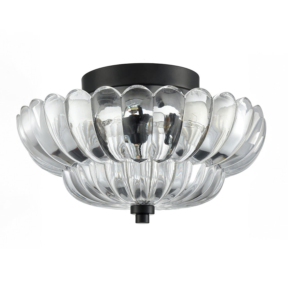 Lumaria – Lampada da soffitto in vetro ambrato vintage