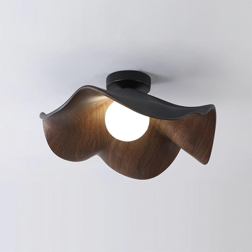 Maak jouw interieur compleet met de LUMORA – houten design plafondlamp en geniet van stijlvol en sfeervol licht!