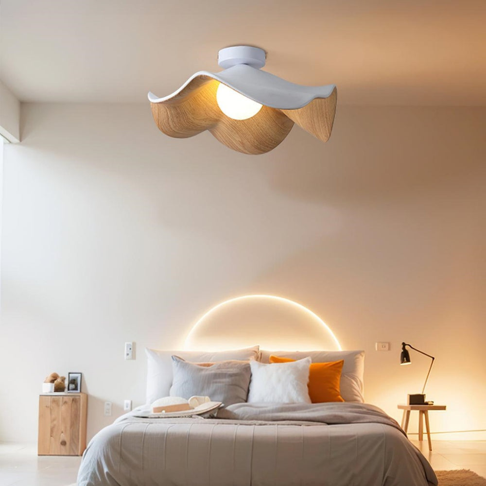 Lumora – Houten design plafondlamp met Scandinavische touch