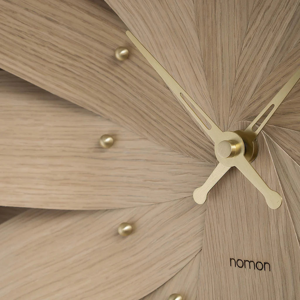 Momenta – Moderne Houten Wandklok met Stijlvolle Look