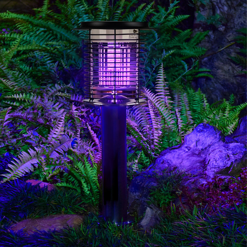 Mosqura – Kraftig solcelle udendørslampe & myggefanger i ét