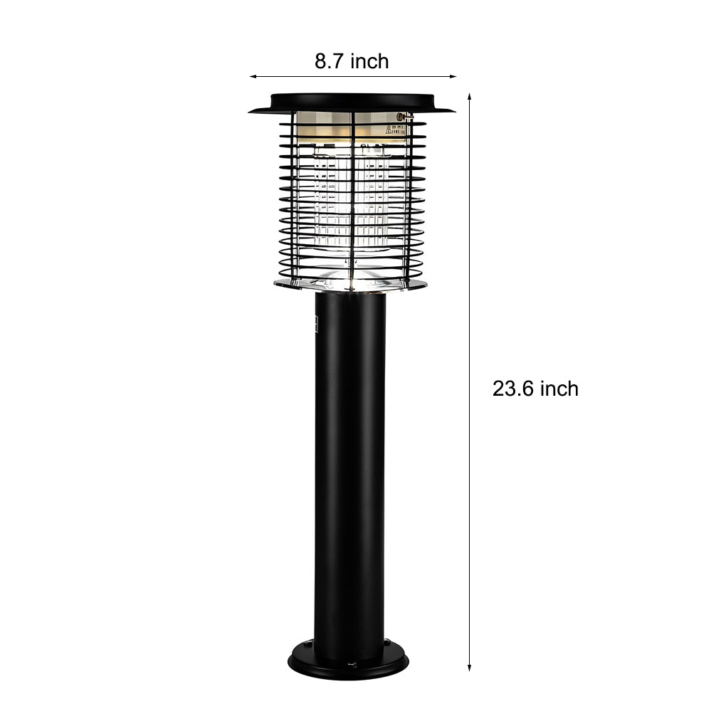 Mosqura – Kraftig solcelle udendørslampe & myggefanger i ét