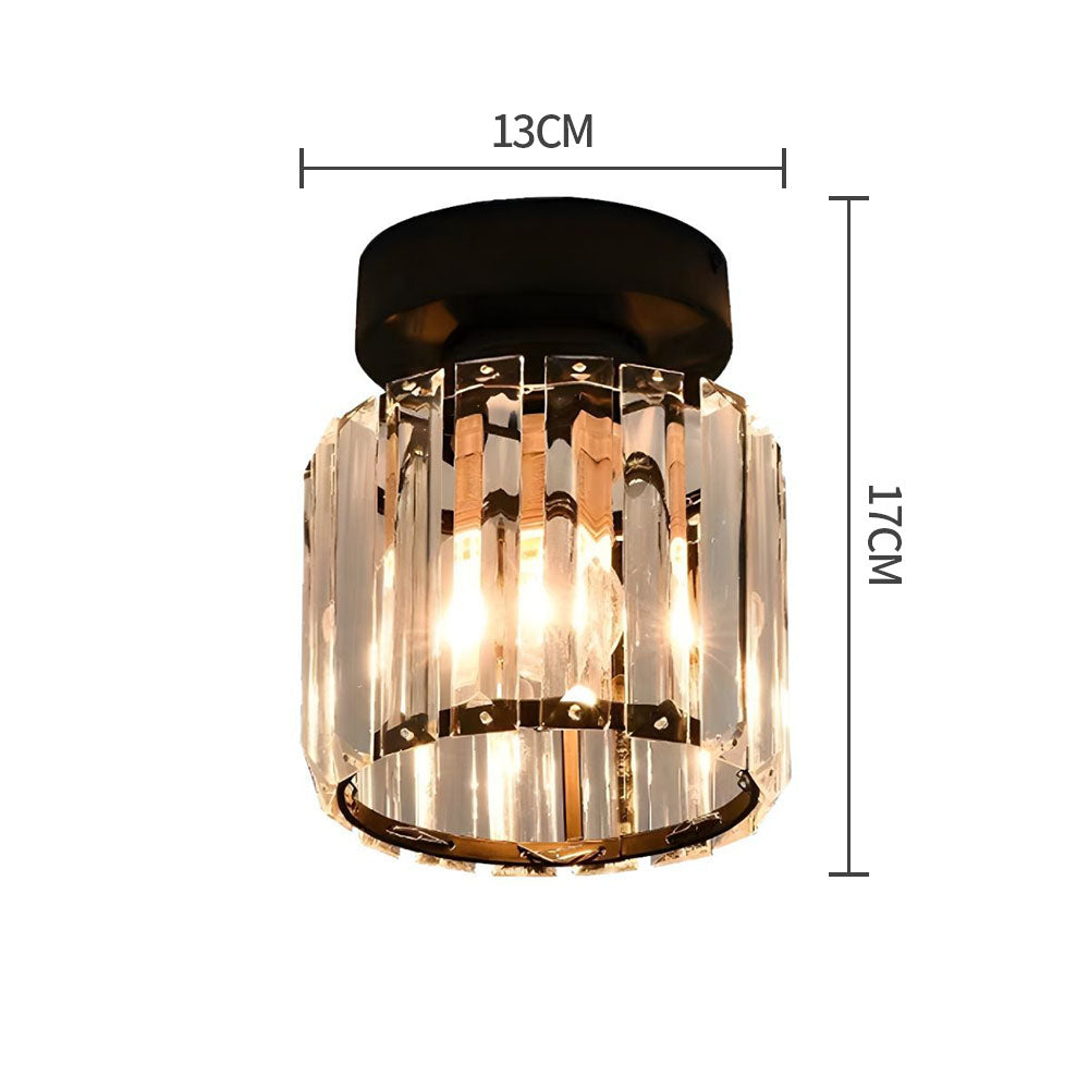 Nox – Zwarte moderne plafondlamp met strak design