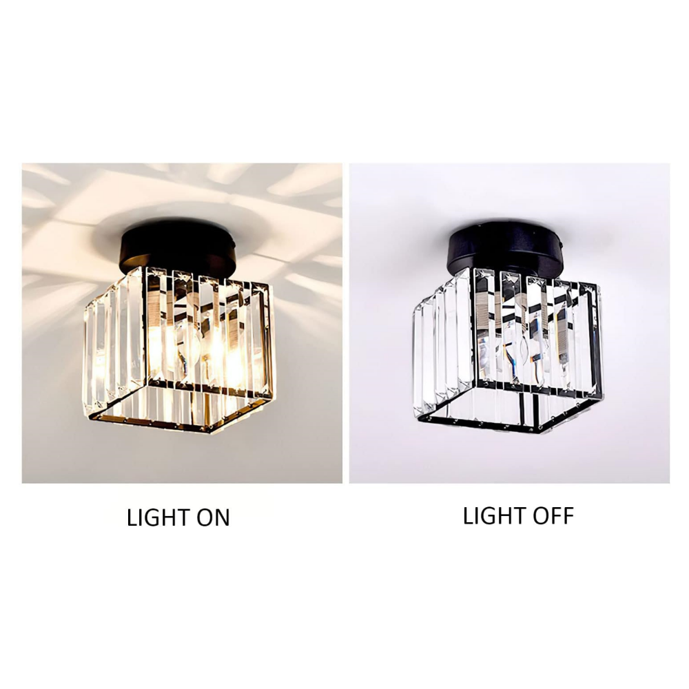 Nox – Zwarte moderne plafondlamp met strak design