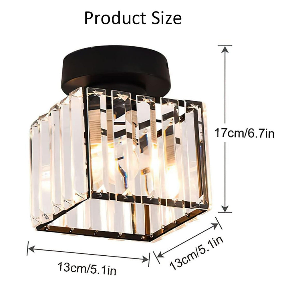 Nox – Zwarte moderne plafondlamp met strak design