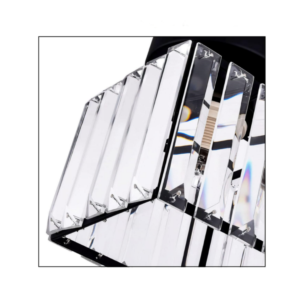 Nox – Zwarte moderne plafondlamp met strak design