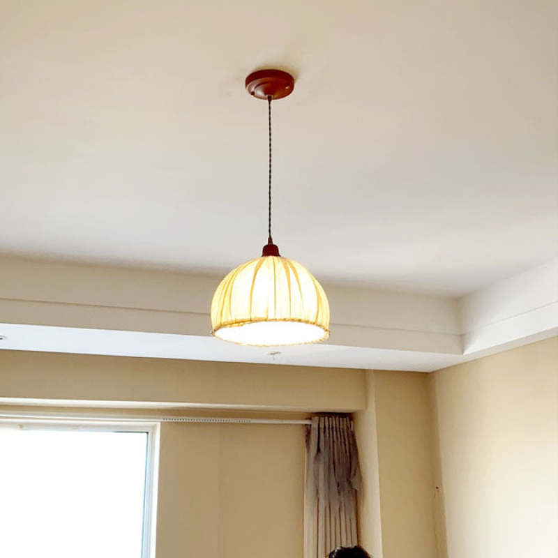 Ecolume - Lampada a sospensione a LED beige scandinava