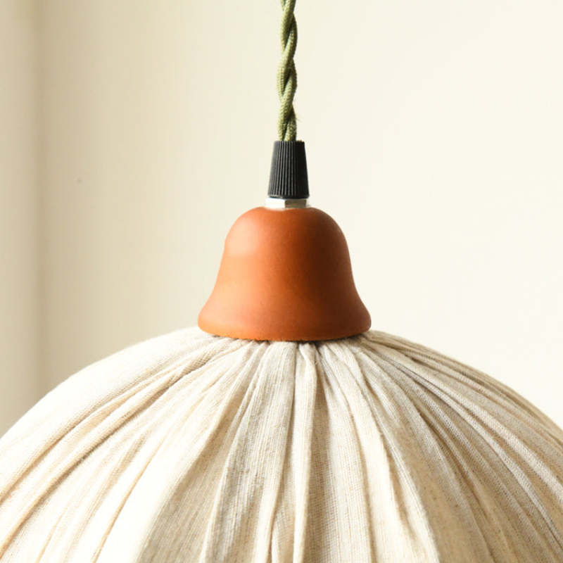 Ecolume - Lampada a sospensione a LED beige scandinava