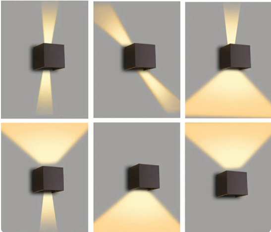 LUXO - LED Wandlamp Kubus | Stijlvol & Zuinig