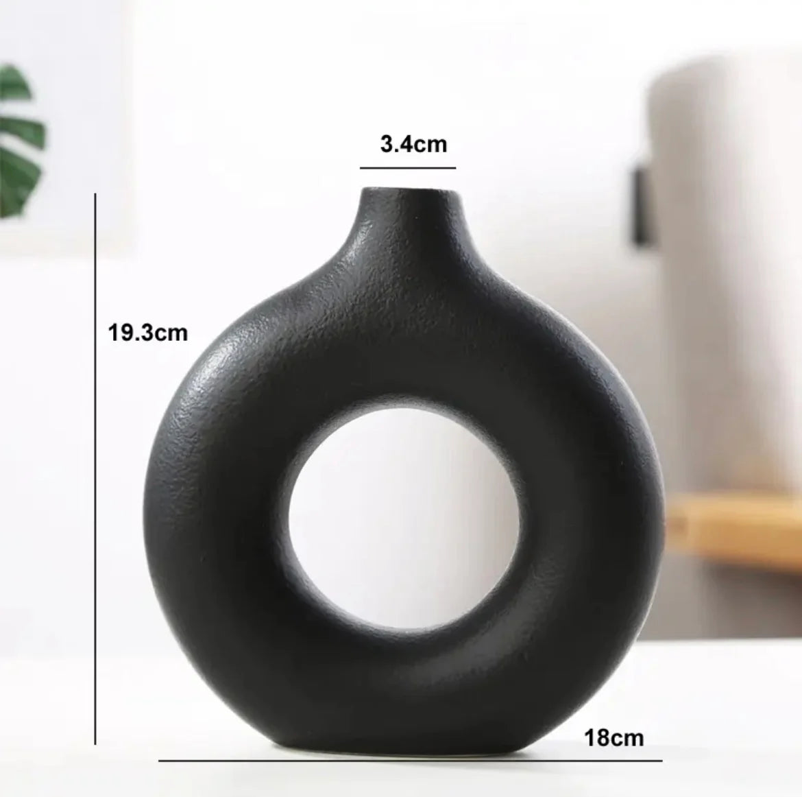 Serenitas - Elegante vaso in vetro per interni armoniosi