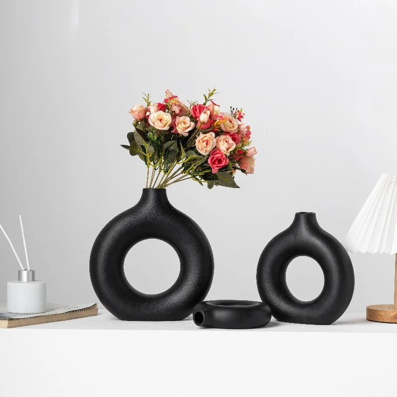 Serenitas - Elegante vaso in vetro per interni armoniosi