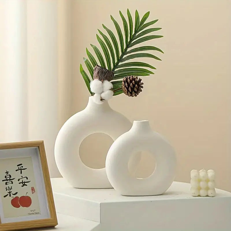 Serenitas - Elegante vaso in vetro per interni armoniosi