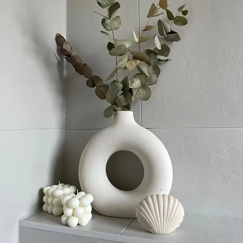 Serenitas - Elegante vaso in vetro per interni armoniosi