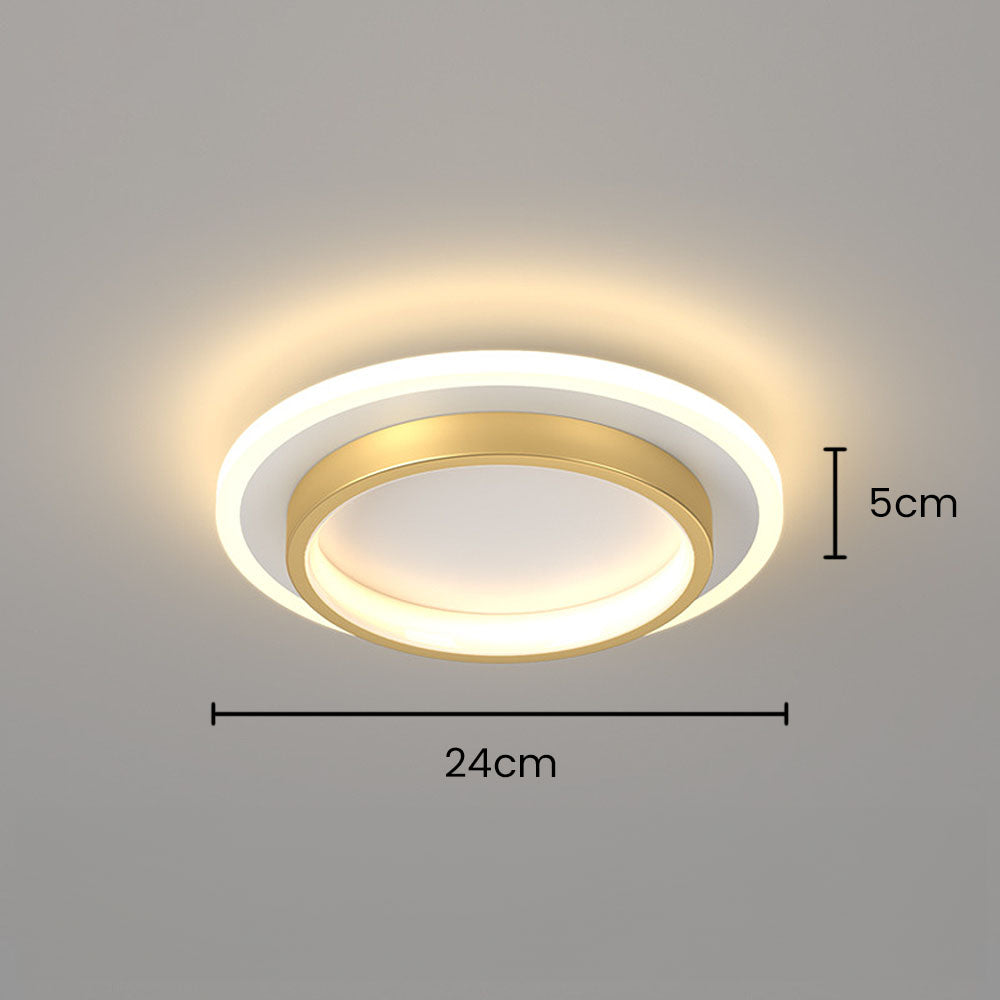 Glowhalo – Ronde Plafondlamp met LED en Acryl voor Hal of Gang