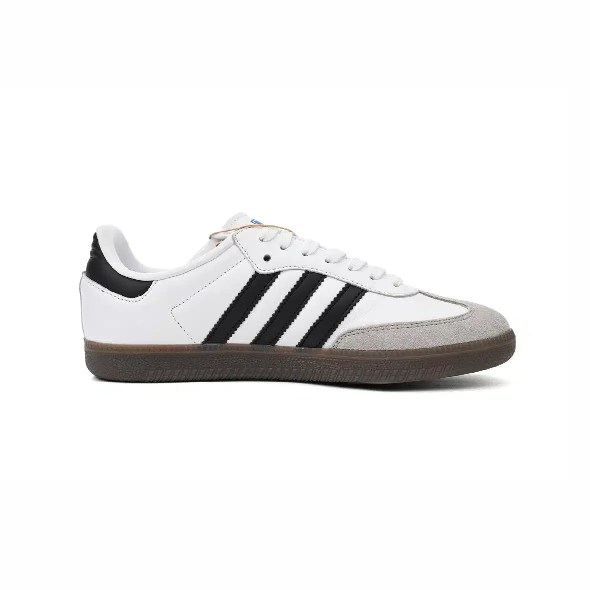 Adidas Samba Vegan Wit en Core Zwart met Graniet Details