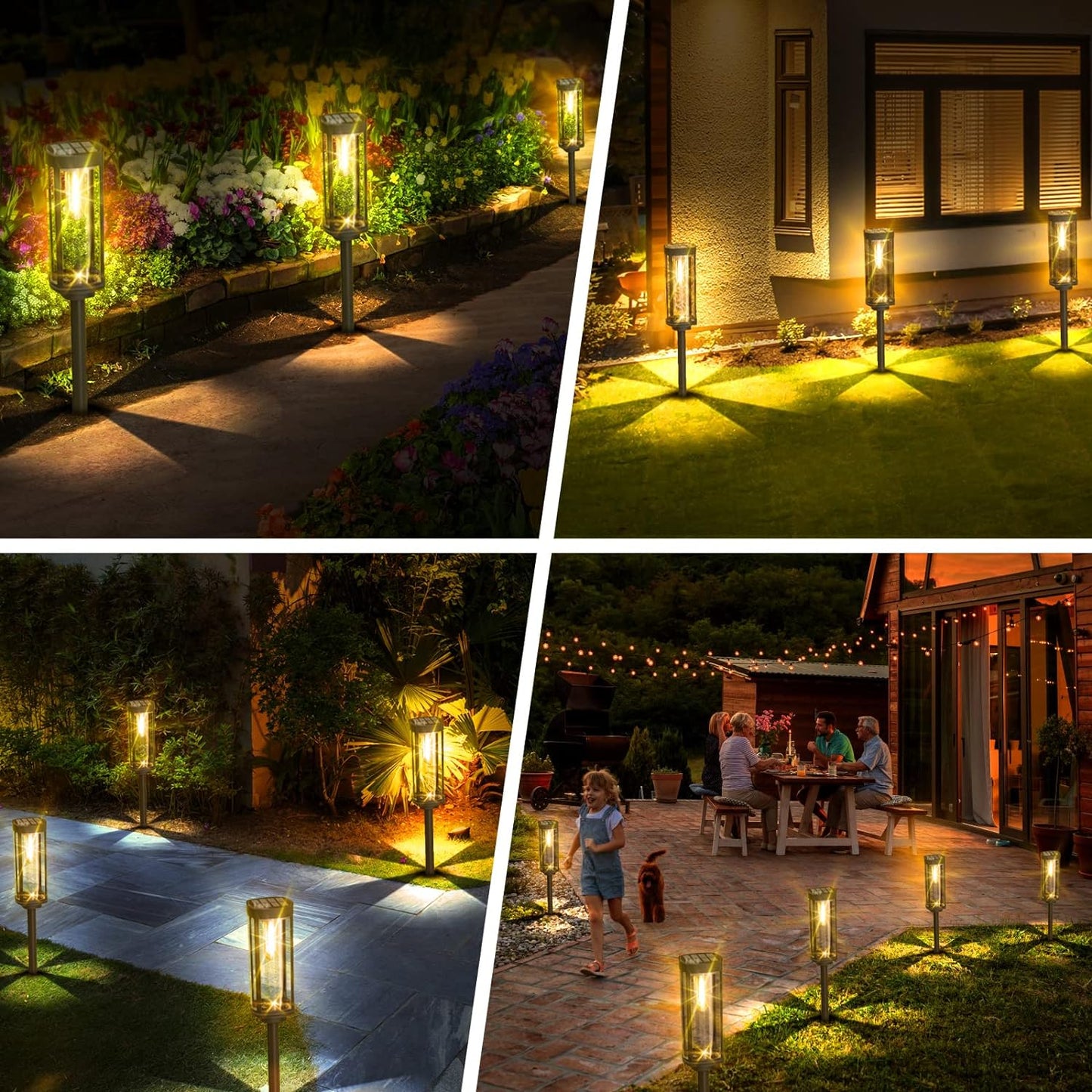 Solvena – Stijlvolle solar buitenlamp voor een warme sfeer