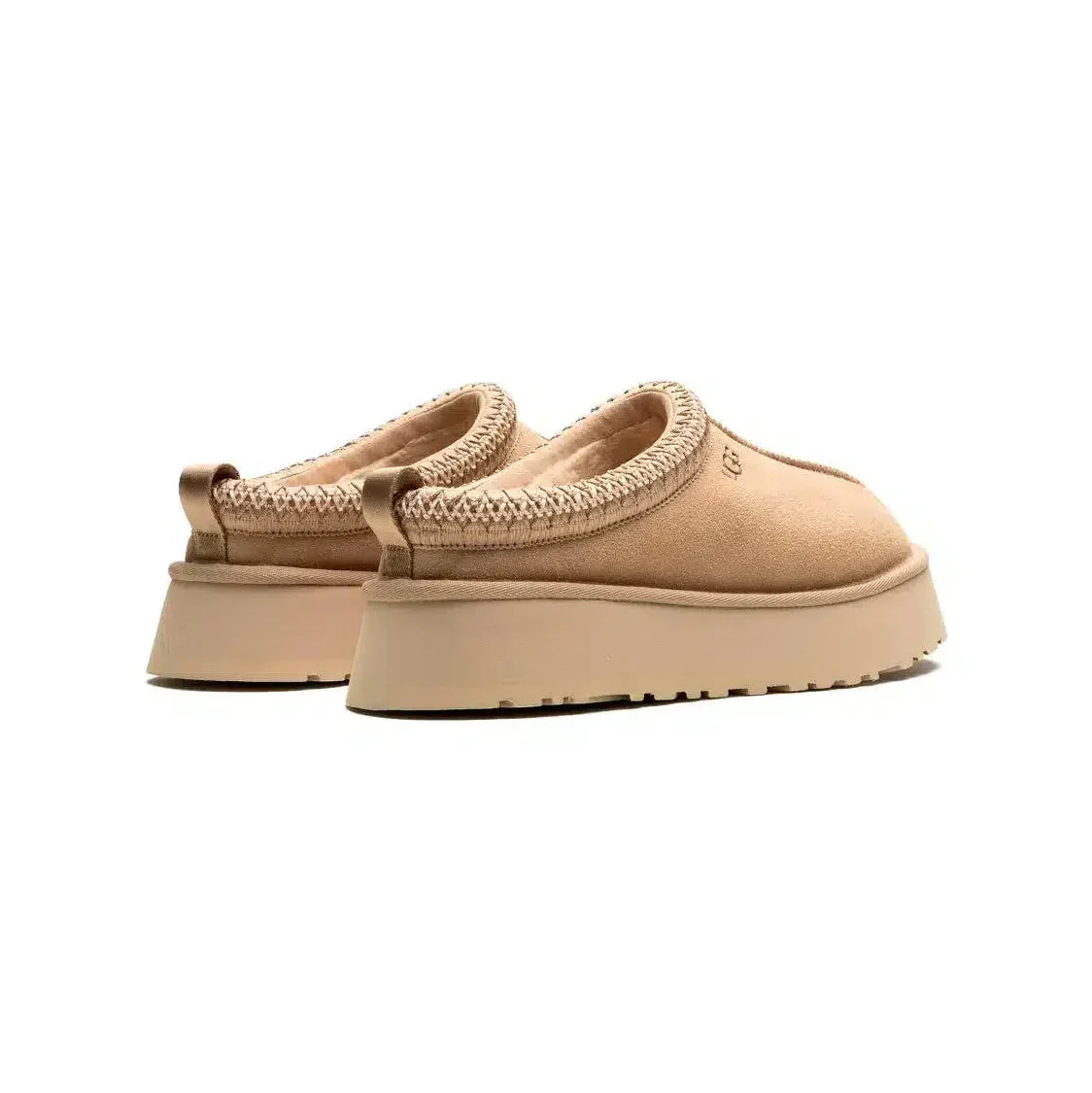 UGG Tazz Light Beige pantoffels – Elegant en comfortabel met verhoogde zool