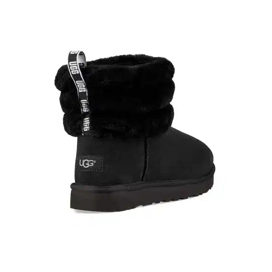 UGG Classic Mini Fluff Quilted Boots Black – Warmte en zachtheid met gewatteerd ontwerp
