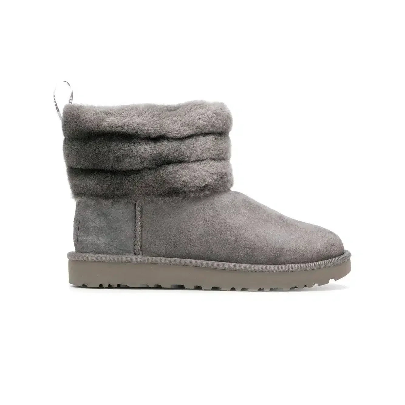 UGG Fluff Mini Quilted Boots Charcoal Grey – Warmte en zachtheid met gewatteerd ontwerp