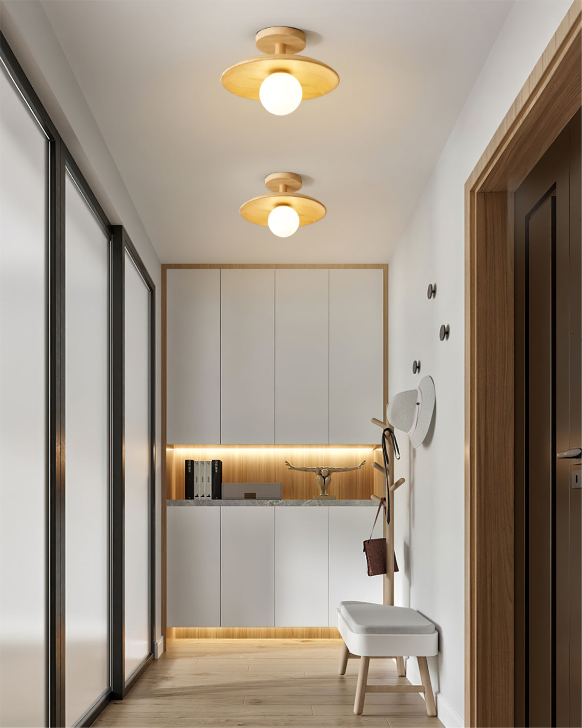 Véluna – Strakke LED Plafondlamp met Modern Design