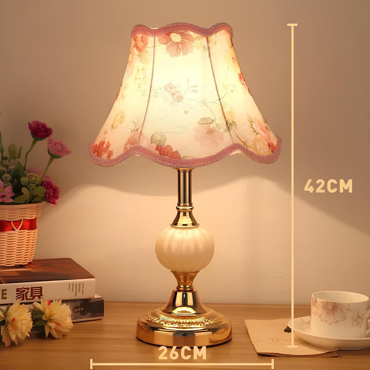 Velora – Vintage LED Tafellamp met Scandinavische Look
