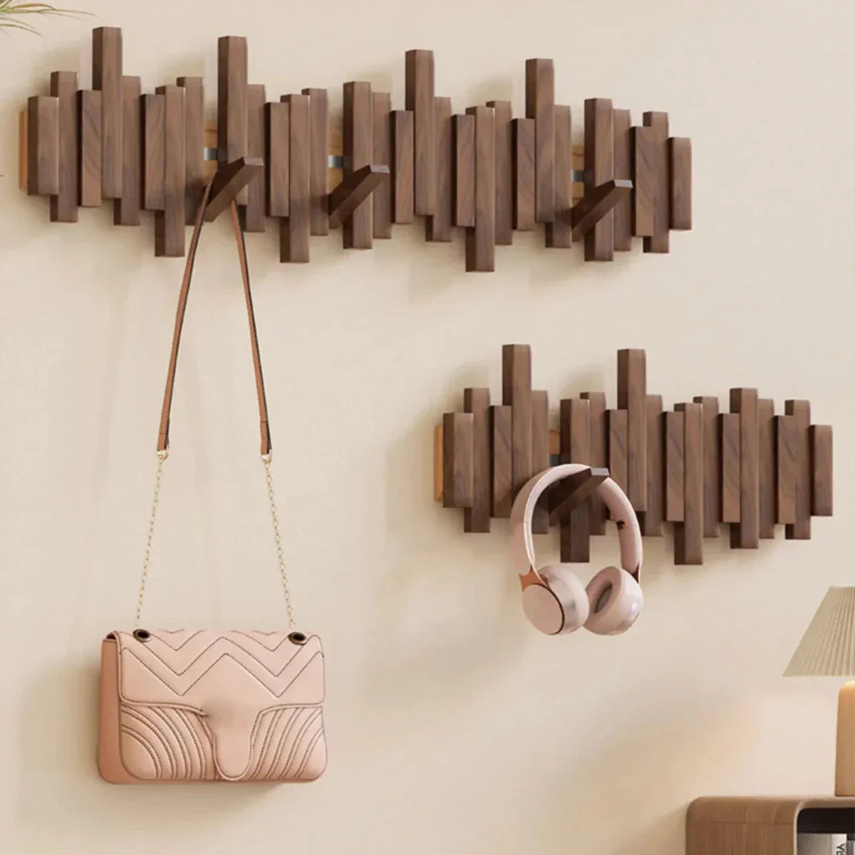 Woodharmonie – Houten Wandkapstok met Elegant Design