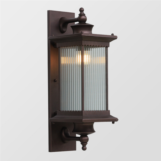 Lumolantern – Zwarte Vintage Buitenlamp voor Muur