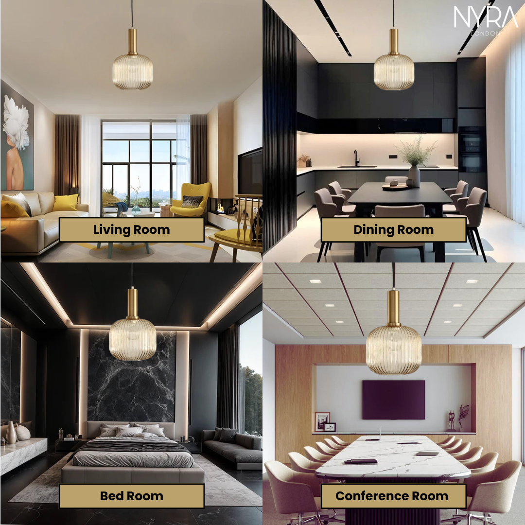 Lumira - Hanglamp van gekleurd glas voor een stijlvolle sfeer