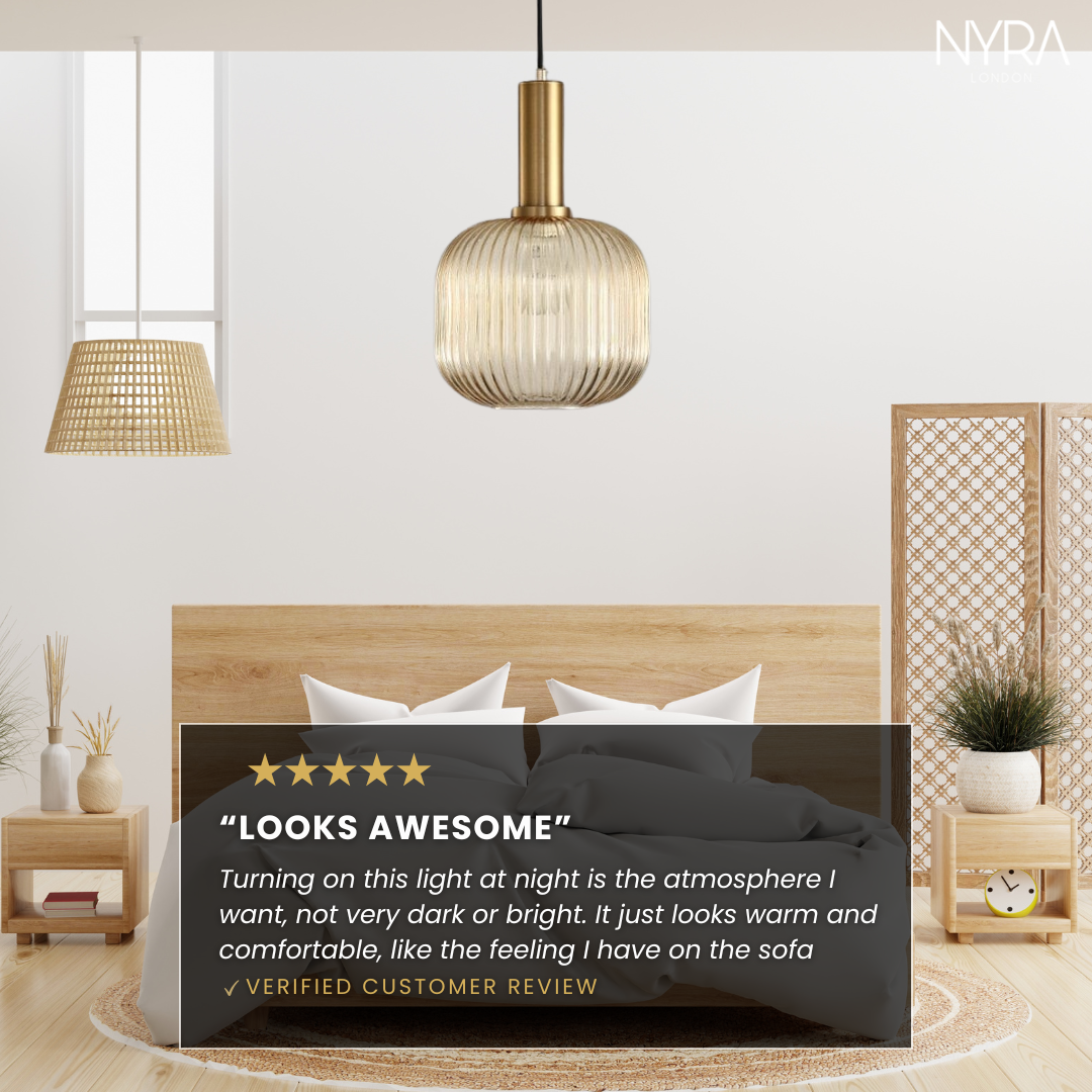 Lumira - Hanglamp van gekleurd glas voor een stijlvolle sfeer