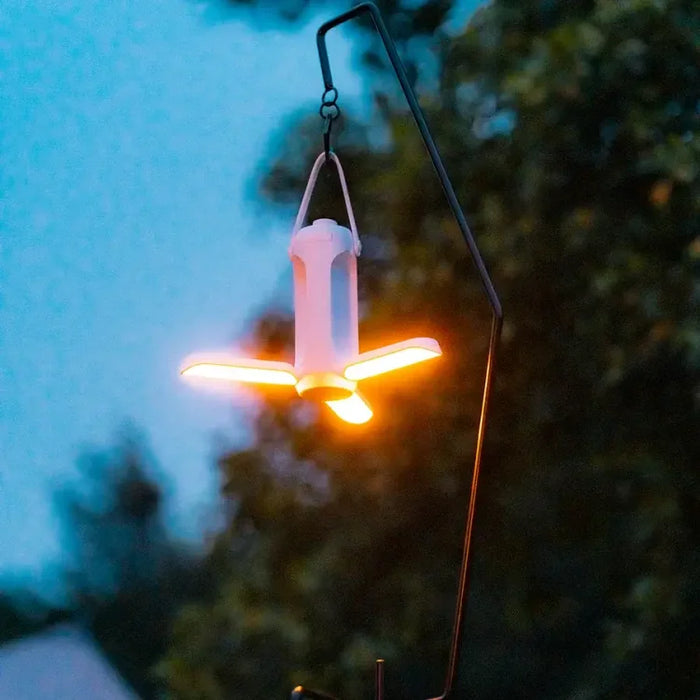 Glowcamp - Genopladelig campinglampe med 180 timers batteri & SOS