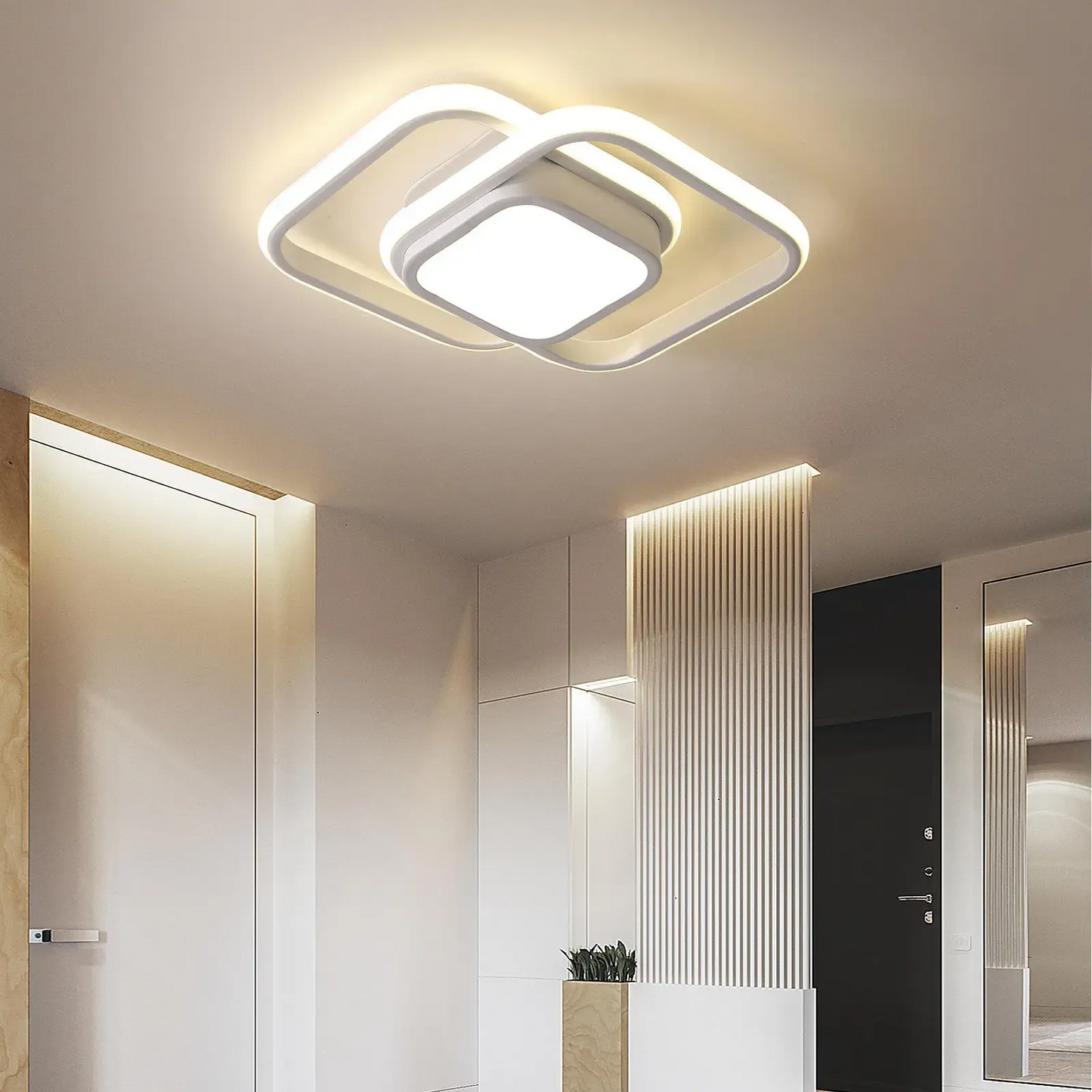 Glowbeam – Minimalistische LED Plafondlamp in Scandinavische Stijl