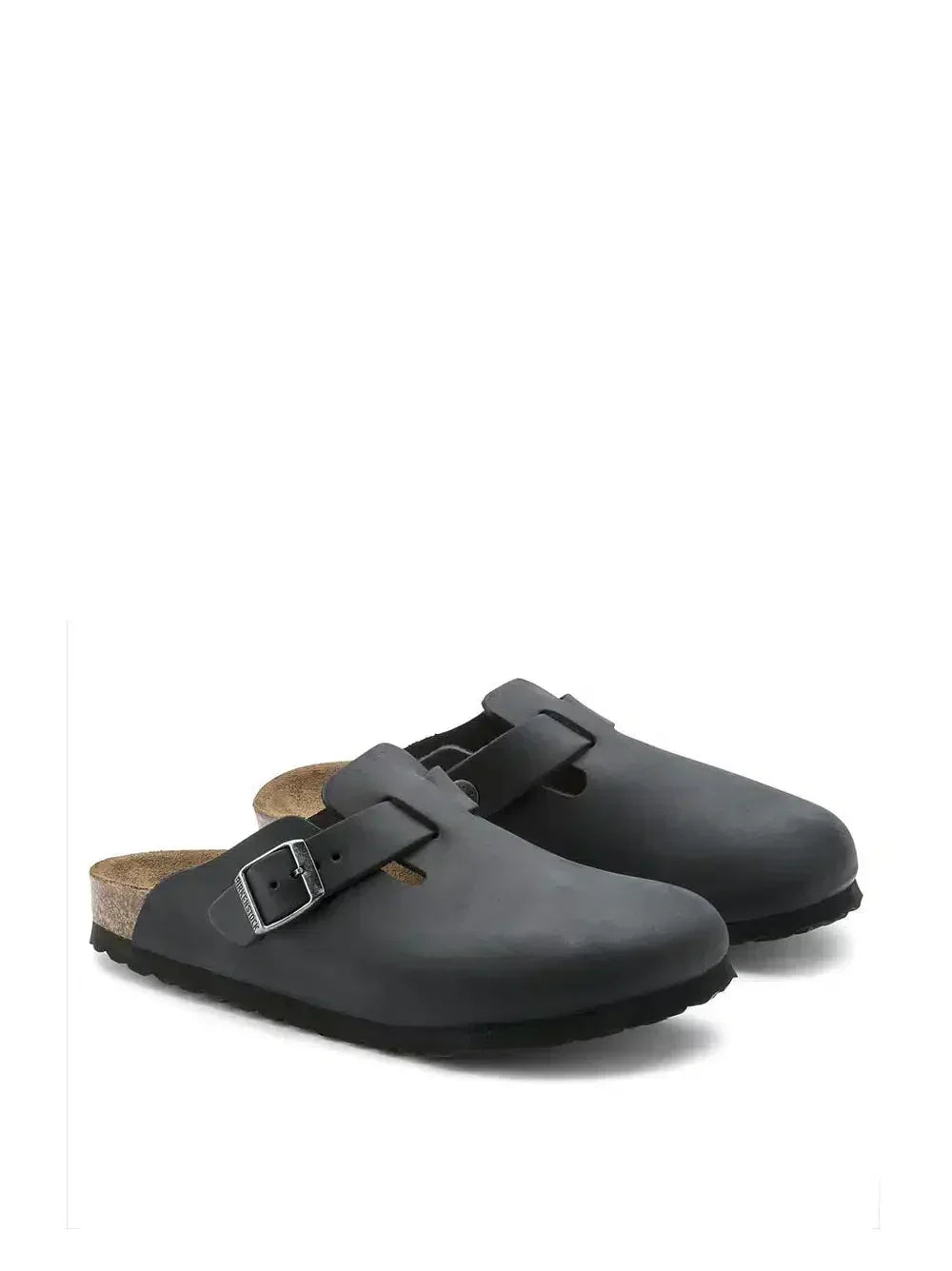 Zoccoli Birkenstock Boston unisex - Nero 