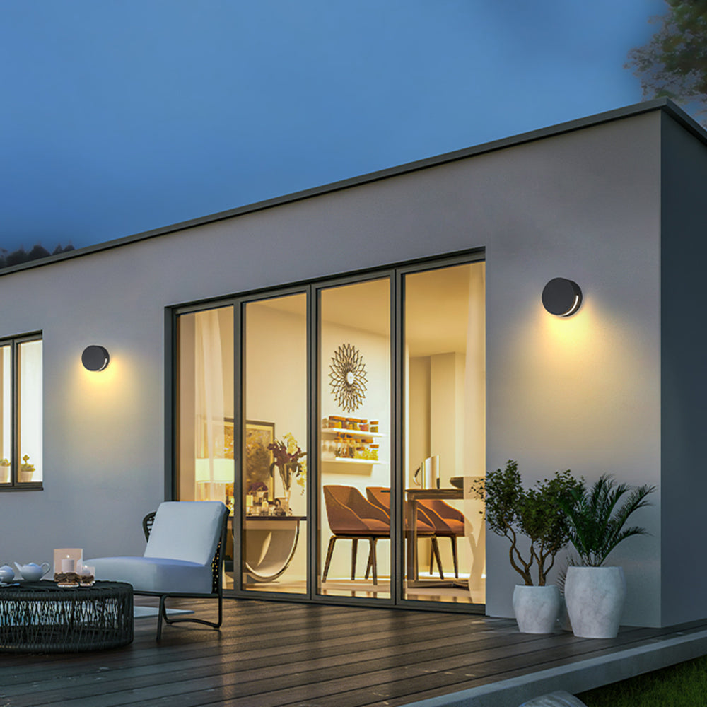 Glaslight – Ronde Buitenlamp van Glas | IP65 Waterdicht Wandmodel