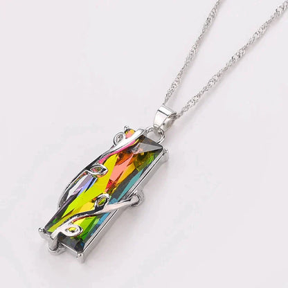 Ariela – Regenboog Steen Ketting Dames