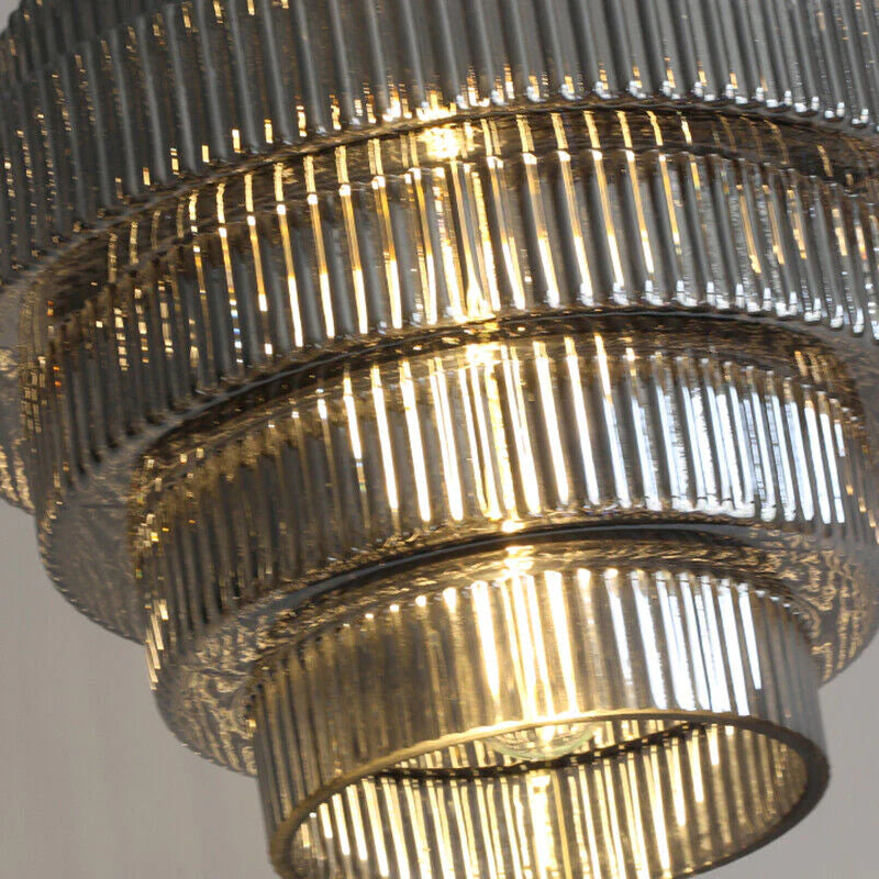 Aurelia – Luxe messing design plafondlamp met glazen kap