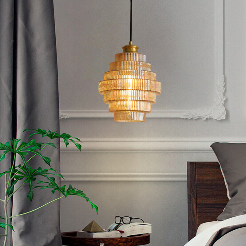 Aurelia – Luxe messing design plafondlamp met glazen kap