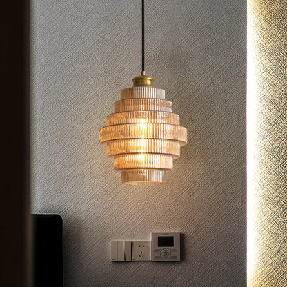 Aurelia – Luxe messing design plafondlamp met glazen kap