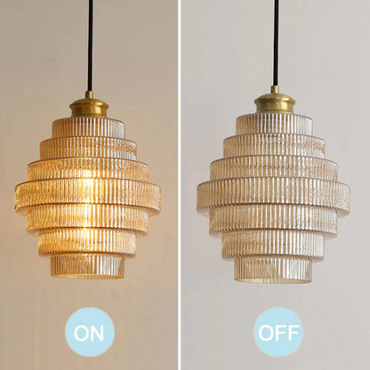 Aurelia – Luxe messing design plafondlamp met glazen kap