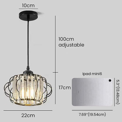 Aurora – Gouden kristallen design plafondlamp